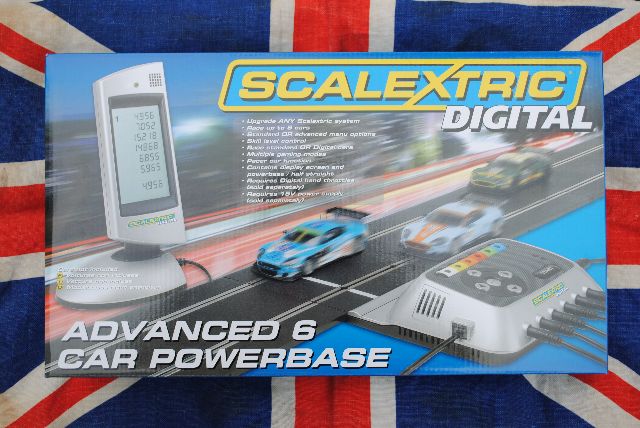 scalextric digital advanced 6 car powerbase