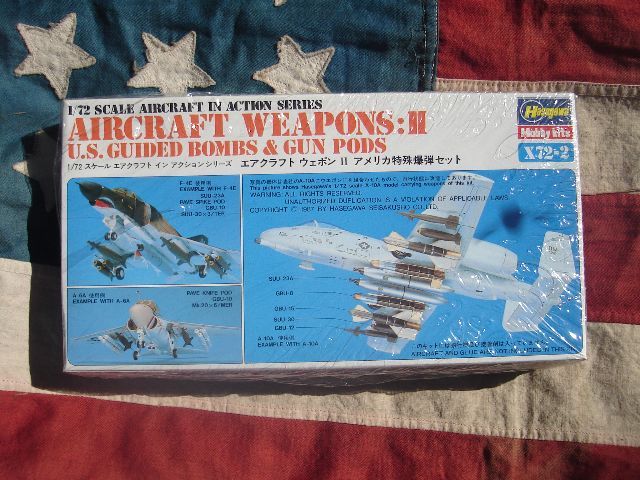 Hasegawa HSG35002 U.S. Aircraft Weapons set 2 Model airplane