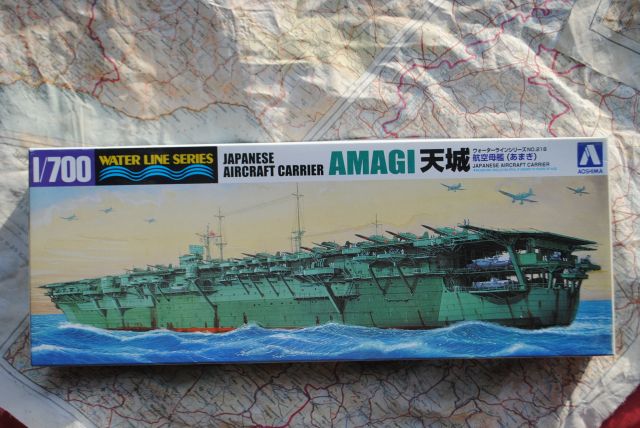 AOSHIMA AO24621 AMAGI Japanse Aircraft Carrier WWII Model airplane