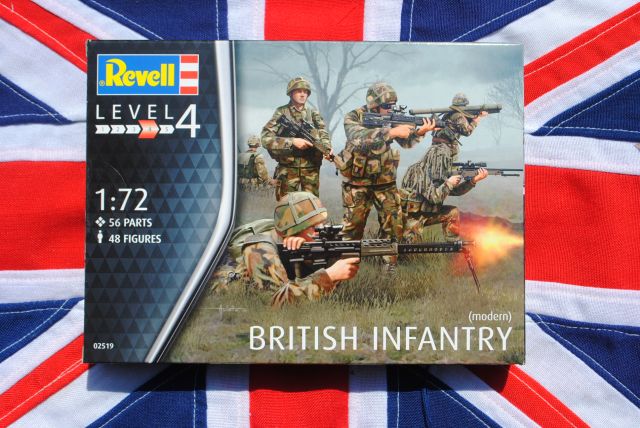 Figurines 1/72 Revell 02519 Infanterie britannique moderne