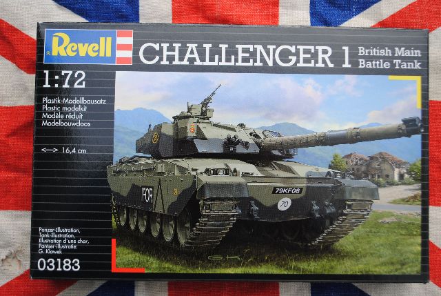 1/72 revell 03183 challenger 1 british main battle tank