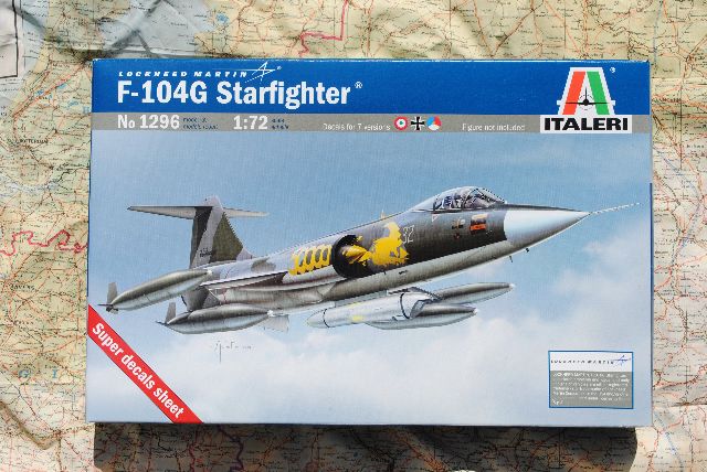 Italeri It1296 Lockheed F-104g Starfighter (klu Decals) Modelbouw Vliegtuig