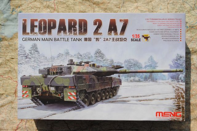 MENG METS-027 LEOPARD 2 A7 German Main Battle Tank Model Army Vehicle