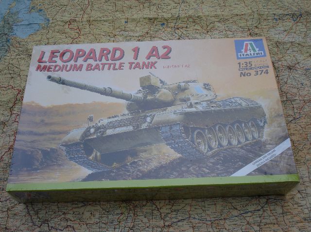 Italeri IT0374 LEOPARD 1 A2 Model Army Vehicle