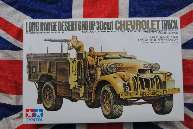 Tamiya TAM35092 Long Range Desert Group / 30cwt CHEVROLET TRUCK Model ...