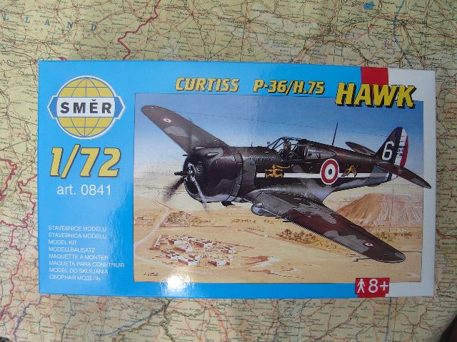 Smer Smr 841 Curtiss P 36 H 75 Hawk Modelbouw Vliegtuig