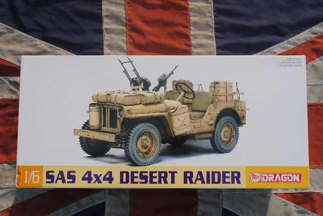 Dragon Dra75038 SAS 4X4 JEEP DESERT RAIDER Model airplane