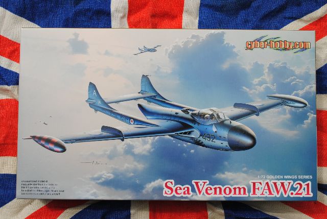  CH5096 Sea Venom  Modelbouw vliegtuig