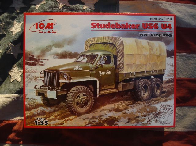 ICM ICM.35514 Studebaker US6 U4 WWII U.S.Army Truck Model Army Vehicle