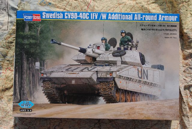 Hobby Boss HBB82475 Swedish CV90-40C IFV with Additional All-round ...