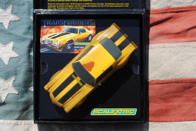 scalextric transformers bumblebee