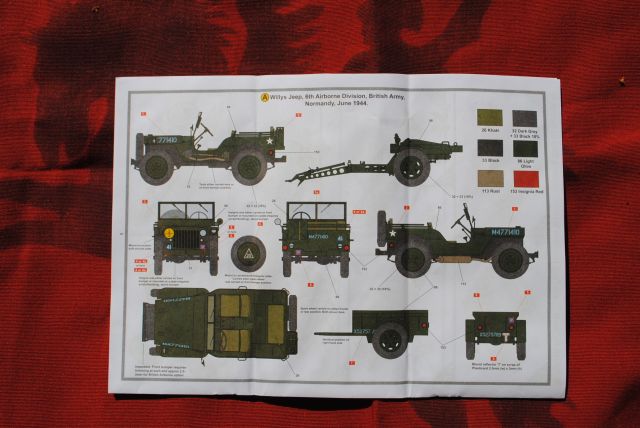 Airfix A02339 Willys British Airborne Jeep Wwii Scale Soldiers