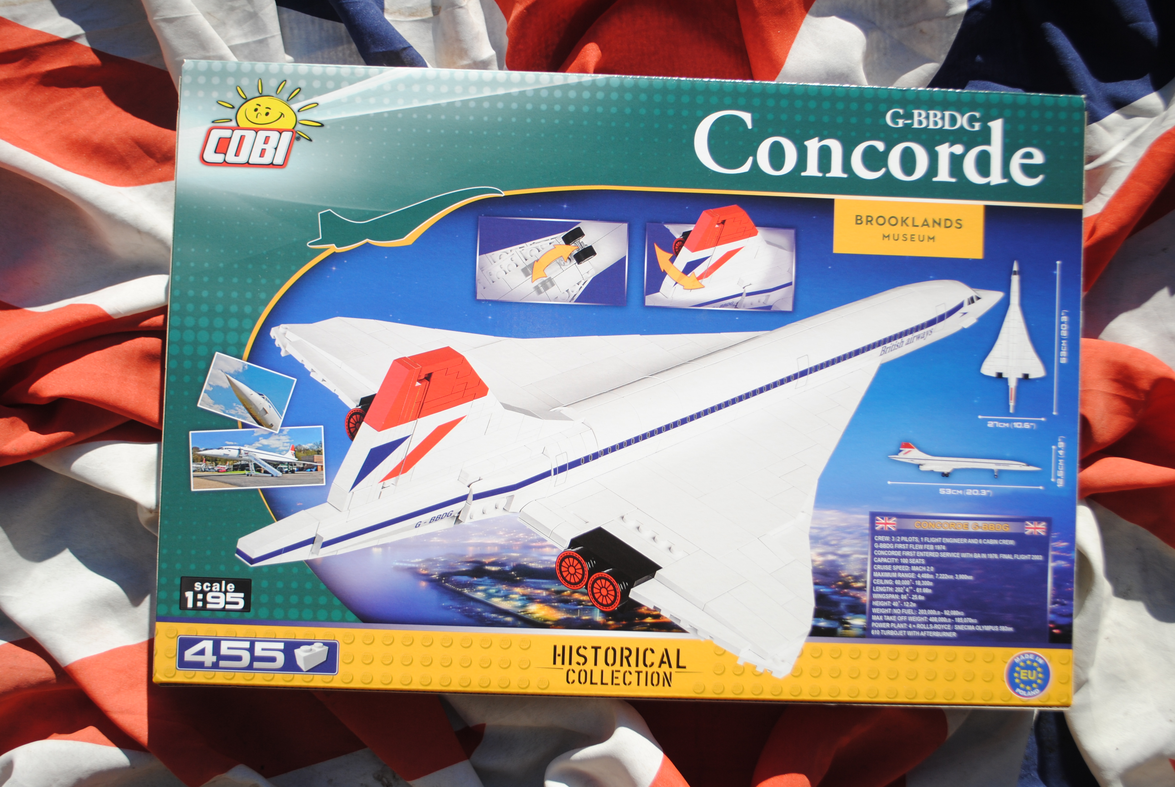 COBI Historical Collection Brooklands Museum G-BBDG Concorde
