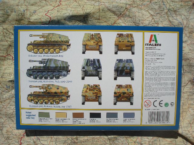 Italeri IT7061 Sd.Kfz.124 Wespe 