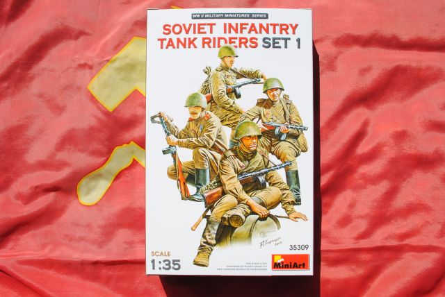 Miniart 1/35 Russian Infantry Tank Riders Set 1 35309