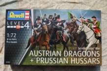 images/productimages/small/Austrian-Dragoons-with-Prussian-Hussars-Seven-Year-s-War-Revell-02453-voor.jpg