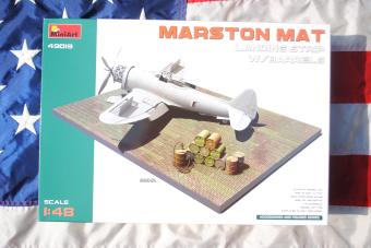 MiniArt 49019 Marston Mat Landing Strip with Barrels