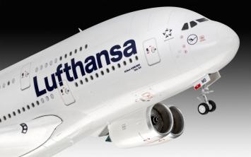 Revell 03872 Airbus A380-800 Lufthansa New Livery with 