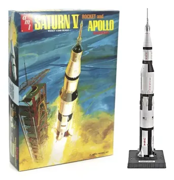 AMT 1174 Saturn V Rocket and Apollo Spacecraft 