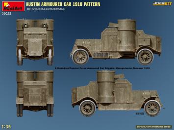 MiniArt 39023 Austin Armoured Car 1918 Pattern British Service Dunsterforce