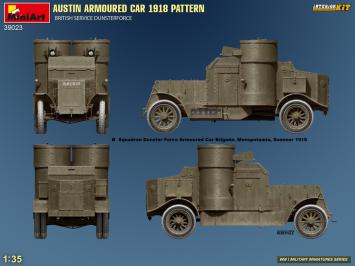 MiniArt 39023 Austin Armoured Car 1918 Pattern British Service Dunsterforce