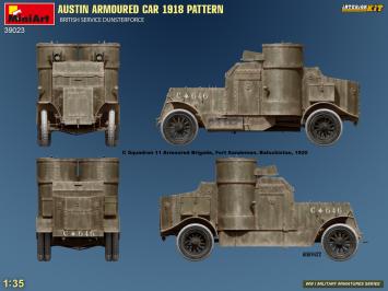 MiniArt 39023 Austin Armoured Car 1918 Pattern British Service Dunsterforce