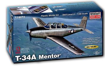 Minicraft Model Kits 11671 Beechcraft T-34A/B Mentor