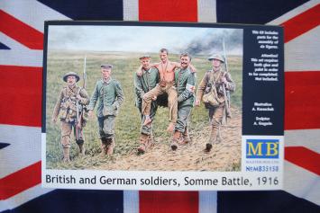 Master Box MB35158 British and German soldiers Somme Battle, 1916