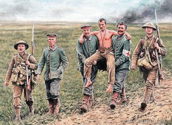 Master Box MB35158 British and German soldiers Somme Battle, 1916