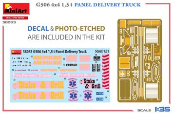 MiniArt 38083 G506 4х4 1,5 t Panel Delivery Truck