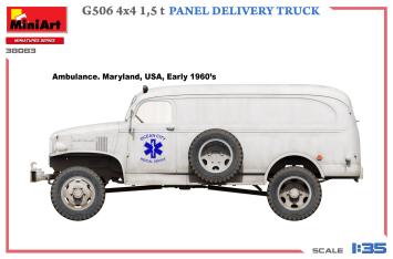 MiniArt 38083 G506 4х4 1,5 t Panel Delivery Truck