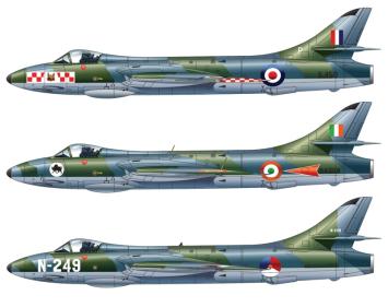 Italeri 2708 Hawker Hunter F.Mk.6/9