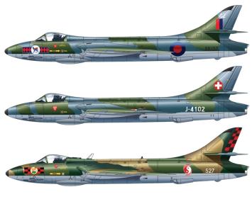 Italeri 2708 Hawker Hunter F.Mk.6/9