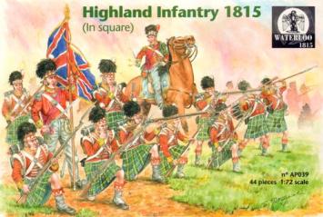 Waterloo 1815 AP039 Highland Infantry (in Square) 1815 Napoleonic Wars