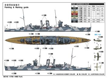 Trumpeter 06745 HMS York