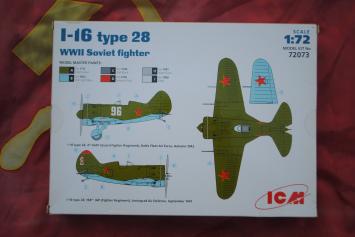 ICM 72073 I-16 Type 28 WWII Soviet Fighter