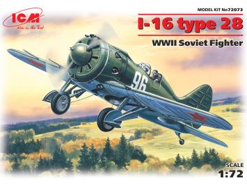 ICM 72073 I-16 Type 28 WWII Soviet Fighter