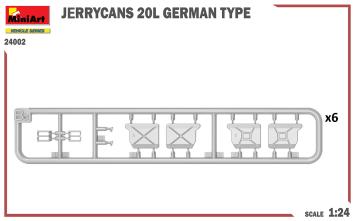 MiniArt 24002 Jerrycans 20l German Type