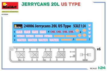 MiniArt 24006 Jerrycans 20L US Type