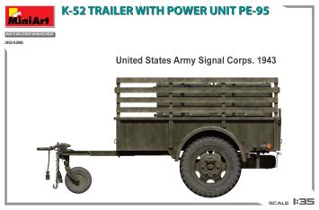 MiniArt 35426 K-52 Trailer with Power Unit PE-95