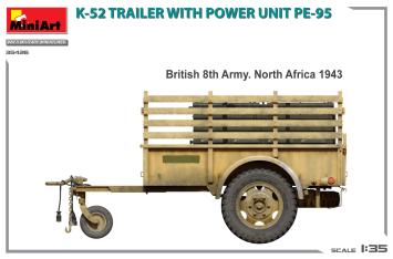 MiniArt 35426 K-52 Trailer with Power Unit PE-95