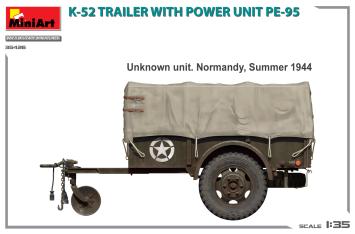 MiniArt 35426 K-52 Trailer with Power Unit PE-95