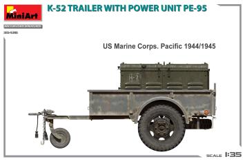 MiniArt 35426 K-52 Trailer with Power Unit PE-95