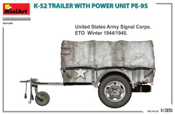 MiniArt 35426 K-52 Trailer with Power Unit PE-95