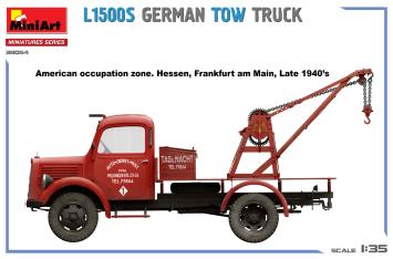 MiniArt 38054 L1500S GERMAN TOW TRUCK