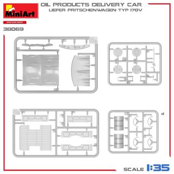 MiniArt 38069 Liefer Pritschenwagen Typ 170V Oil Products Delivery Car