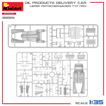 MiniArt 38069 Liefer Pritschenwagen Typ 170V Oil Products Delivery Car