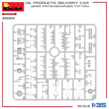 MiniArt 38069 Liefer Pritschenwagen Typ 170V Oil Products Delivery Car