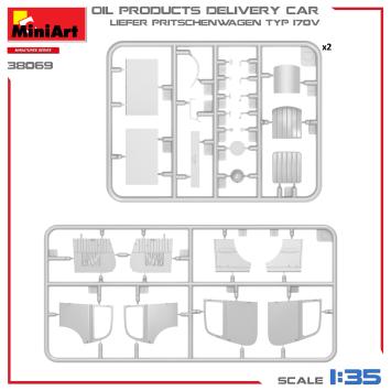 MiniArt 38069 Liefer Pritschenwagen Typ 170V Oil Products Delivery Car