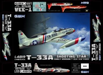 Great Wall Hobby L4819 Lockheed T-33A Shooting Star with Photo-etched Parts